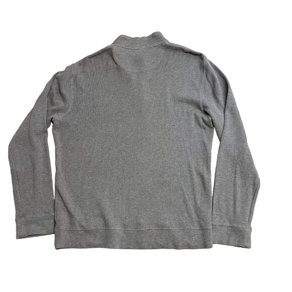 LANDS' END SWEATER 1/4 ZIP MENS XL TALL PULLOVER LONG SLEEVE CASUAL 100% COTTON - Picture 2 of 10